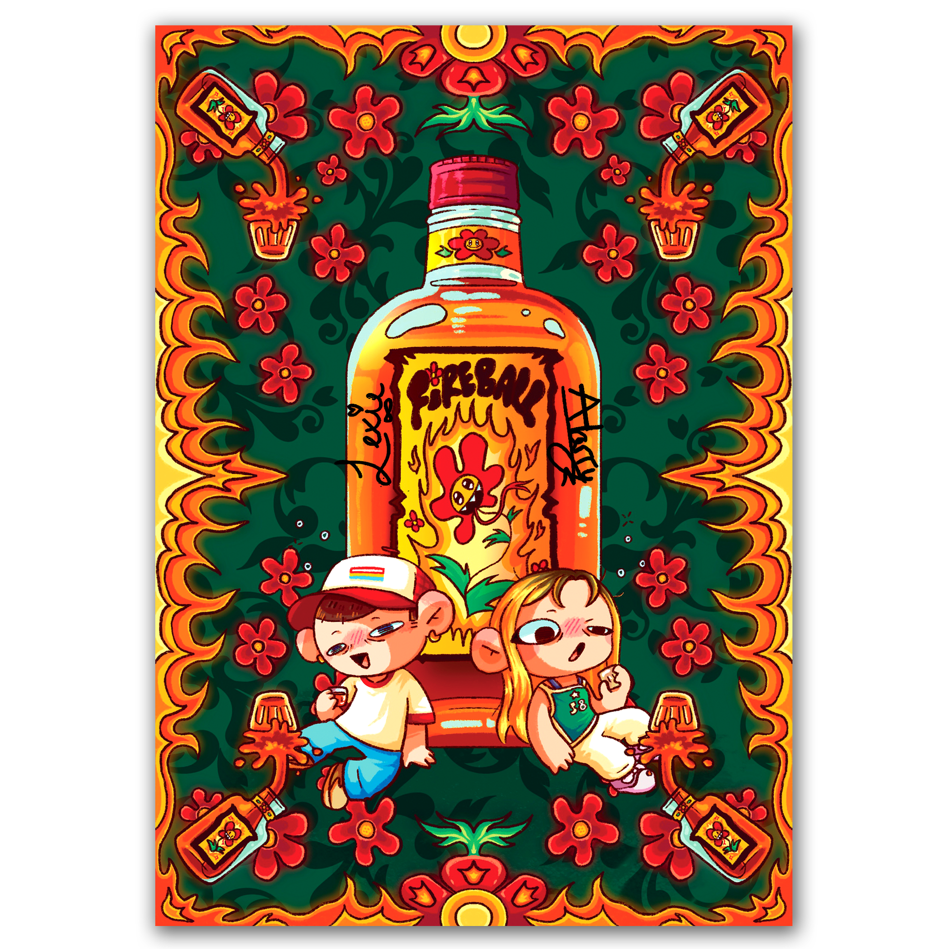 Hand-Signed | Fireball Friday Poster – Fireball Friday Store Hand-Signed | Fireball Friday Poster – Fireball Friday Store